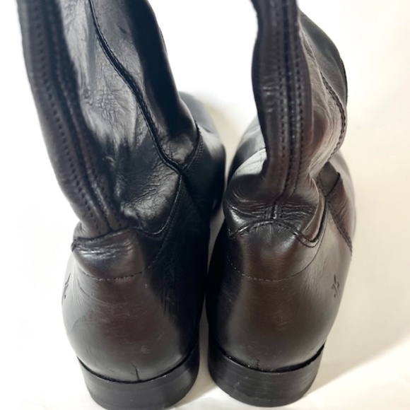 FRYE Melissa Button Riding Boots - Round Toe Size 10B - Picture 4 of 9